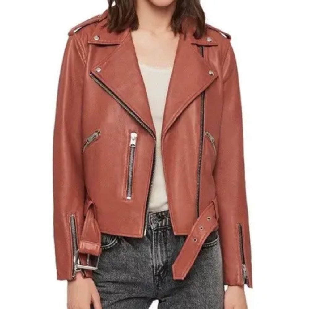 Allsaints Balfern Leather Jacket